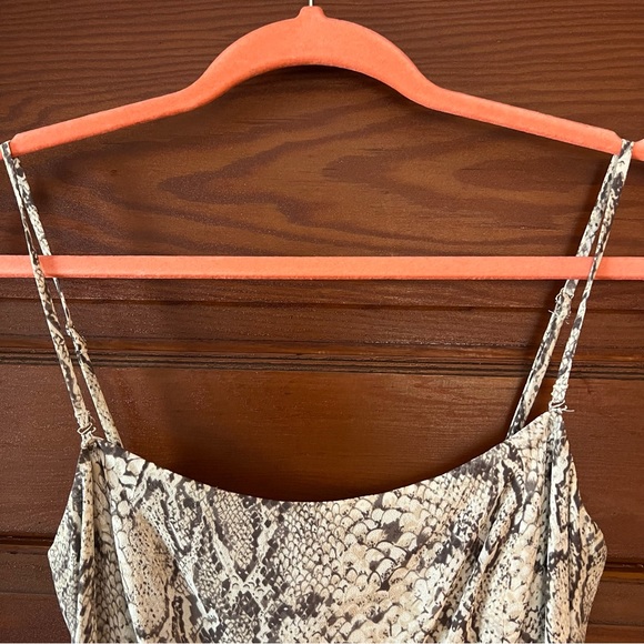 Reformation Ingrid Dress Python Snakeskin Print - Picture 4 of 10